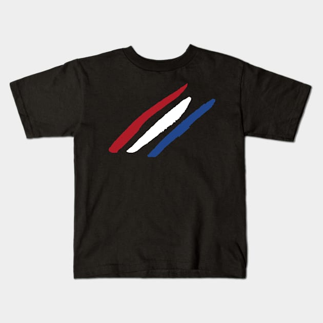 Netherlands Flag Kids T-Shirt by Nikokosmos